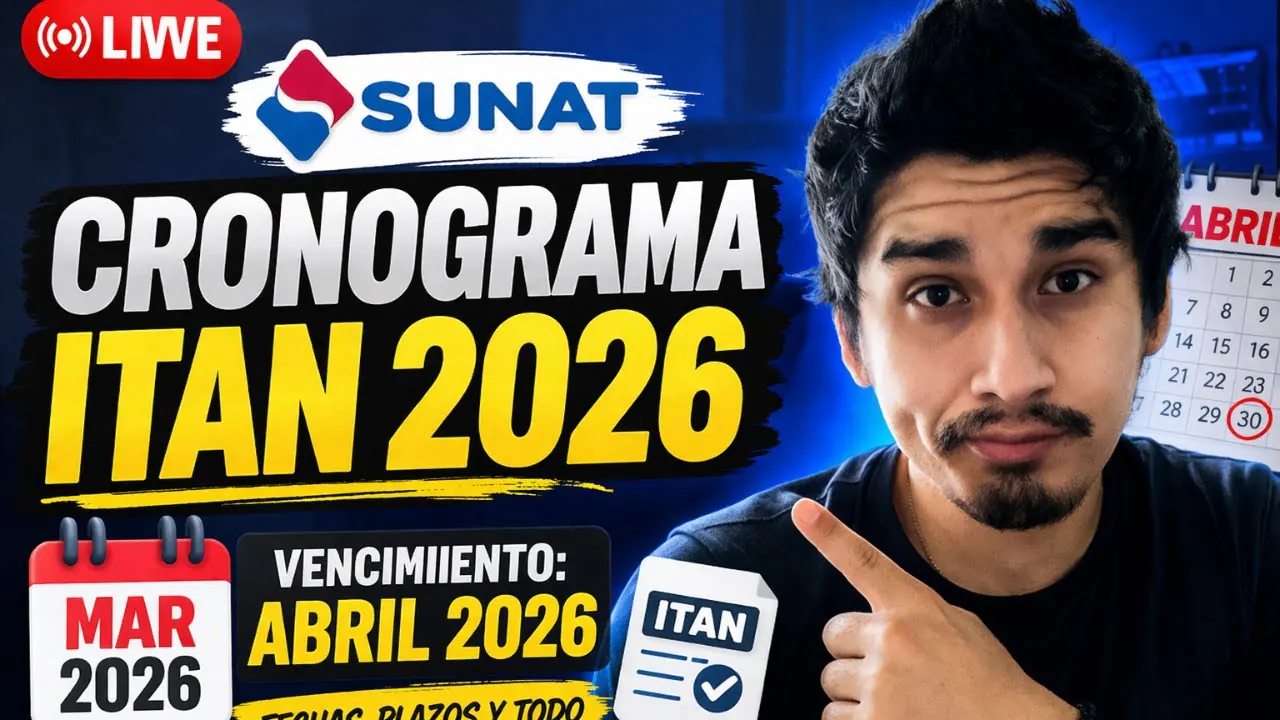 Reproducir: Cronograma ITAN 2026 SUNAT