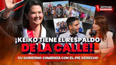 ¡KEIKO TIENE EL RESPALDO DE LA CALLE! | Su gobierno comienza con el pie derecho | NOTICIAS RANDOM