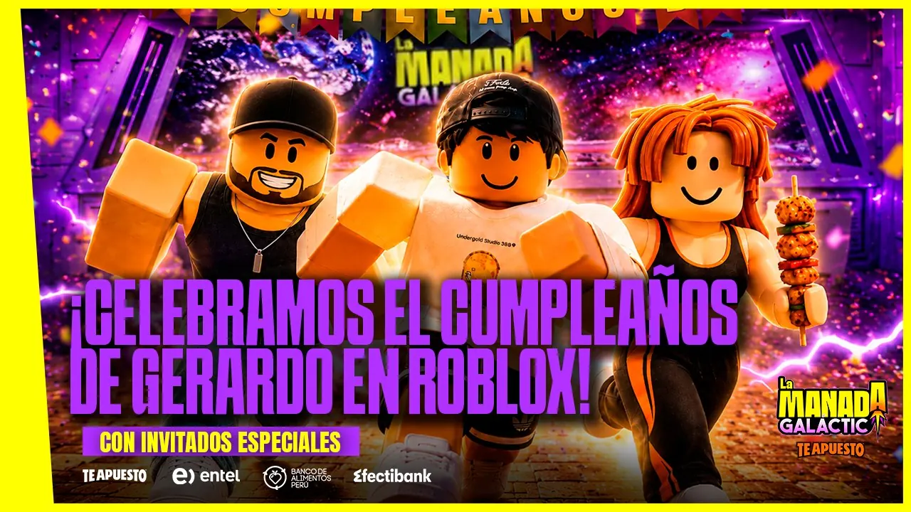 Reproducir: ¡CELEBRAMOS EL CUMPLEAÑOS DE GERARDITO EN ROBLOX! FT. INVITADOS QUE NADIE SE ESPERA