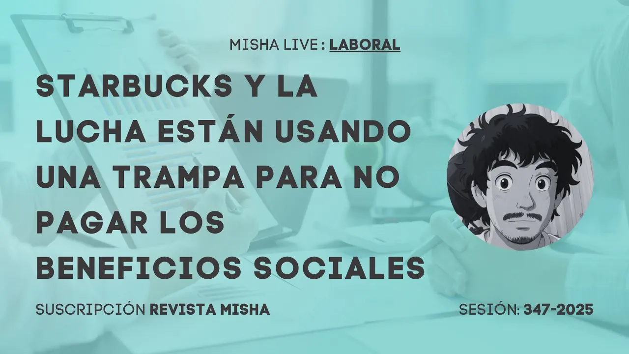 Reproducir: Starbucks y La Lucha están usando una trampa para no pagar beneficios sociales #jicamarca #sunafil