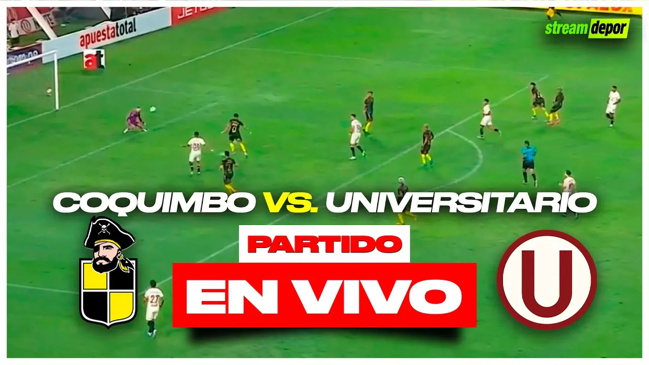 Reproducir: UNIVERSITARIO DE DEPORTES VS COQUIMBO EN VIVO - FECHA 4 - COPA LIBERTADORES | Stream Depor