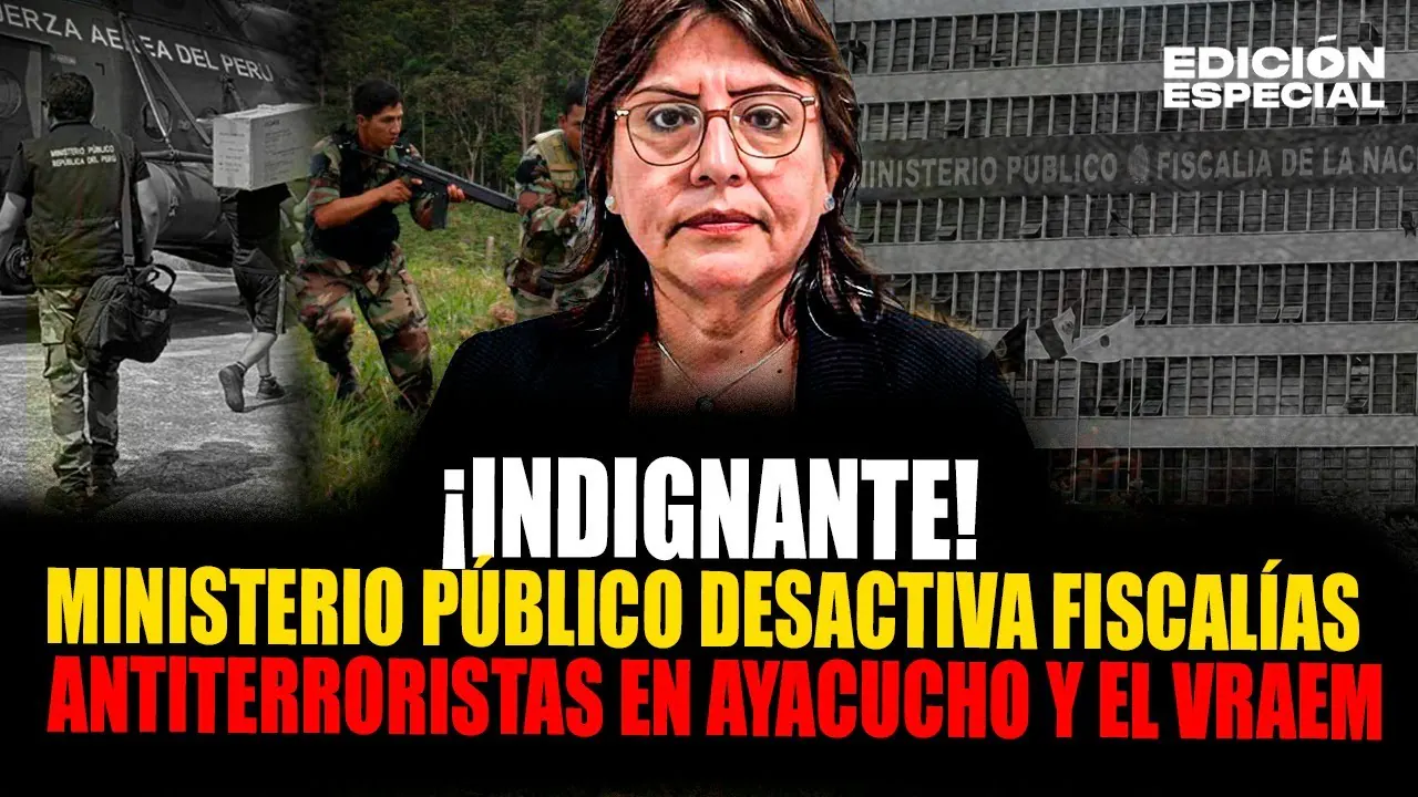 Reproducir: #EnVivo Ministerio Público desactiva fiscalías antiterroristas y las reemplaza por oficinas de DDHH