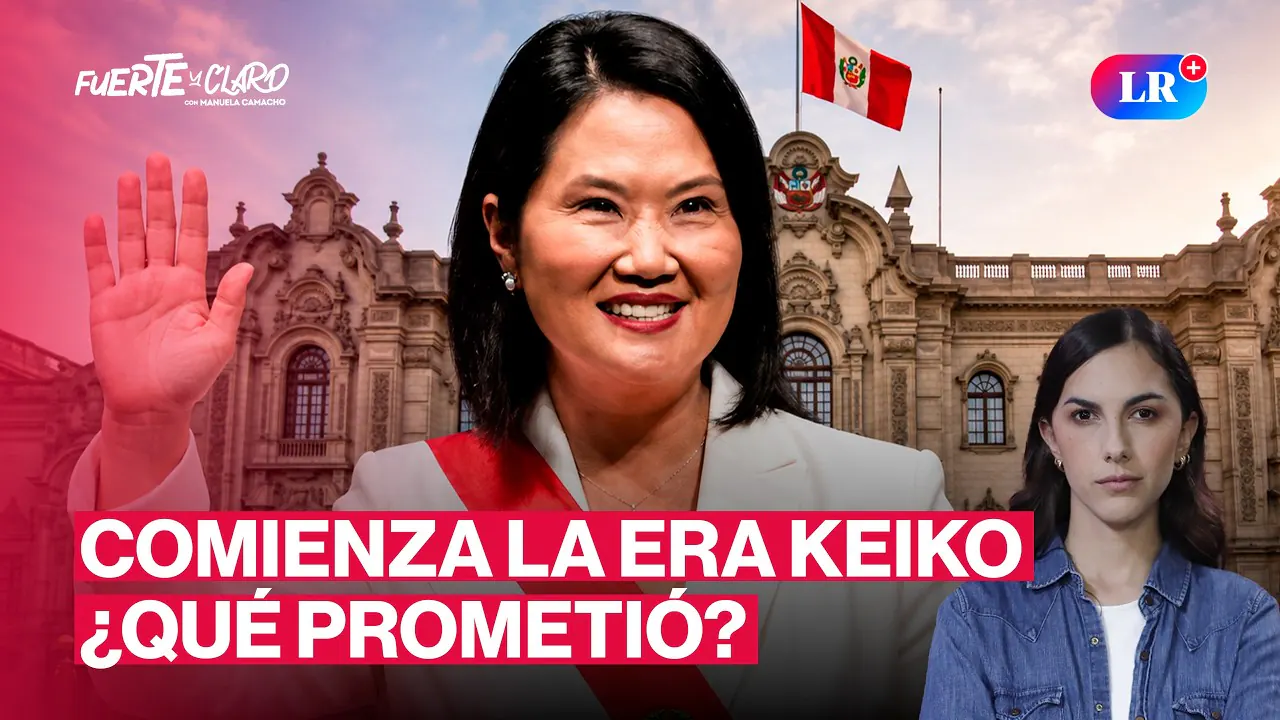 Reproducir: KEIKO RECIBE SUS CREDENCIALES Y LANZA SU PRIMER MENSAJE AL PAÍS | FUERTE Y CLARO CON MANUELA CAMACHO