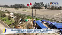 Inauguración de un nuevo pozo de agua en San Juan de Lurigancho | 2 de setiembre.