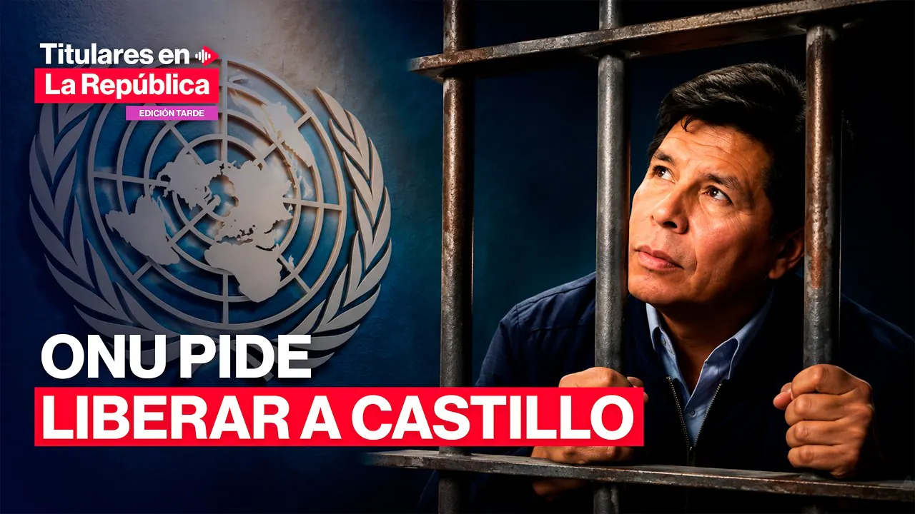 Reproducir: EXPERTOS DE LA ONU AFIRMAN QUE DETENCIÓN DE CASTILLO FUE ARBITRARIA Y RECOMIENDAN LIBERARLO #tlr