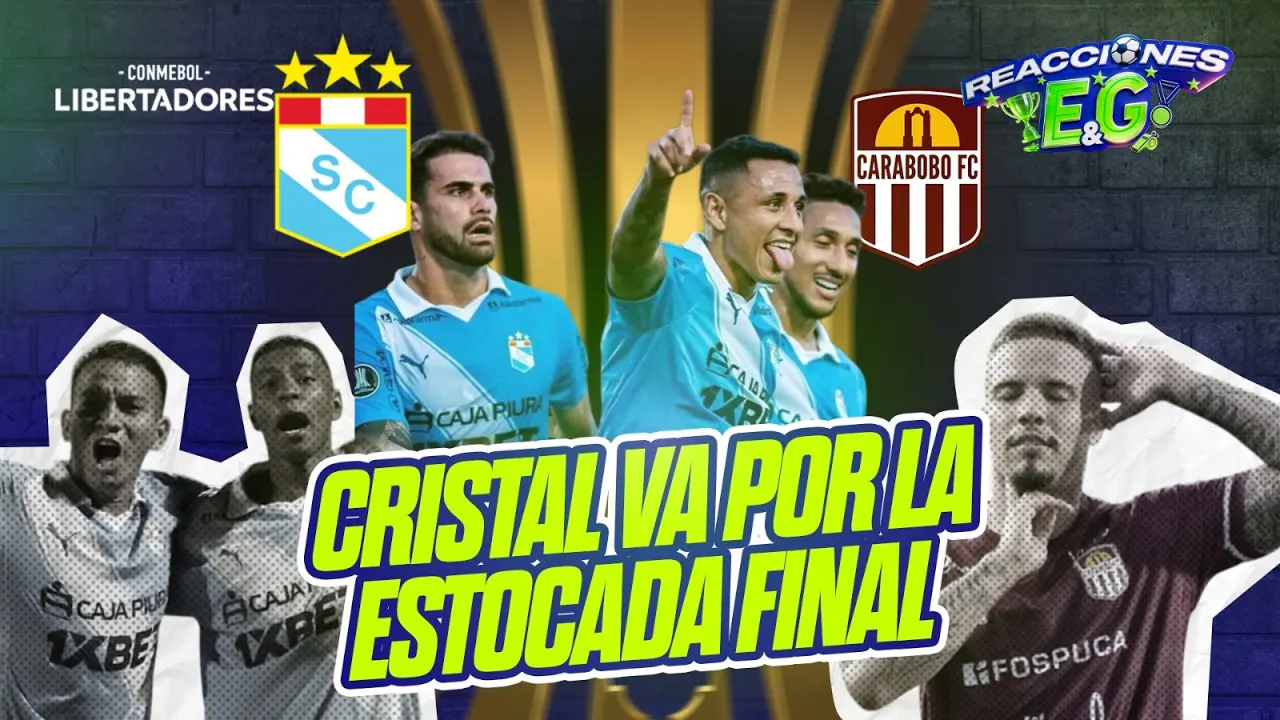 Reproducir: [REACCION] SPORTING CRISTAL VS CARABOBO | PERIODISTAS VIVEN CLASIFICACIÓN CELESTE A LA LIBERTADORES🔥