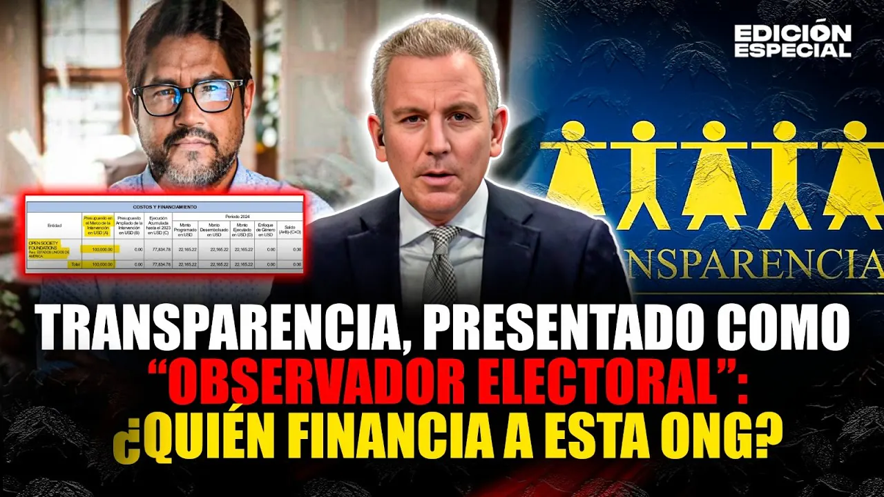 Reproducir: #EnVivo Transparencia: conocido como el "observador electoral": ¿Quién financia a esta ONG?