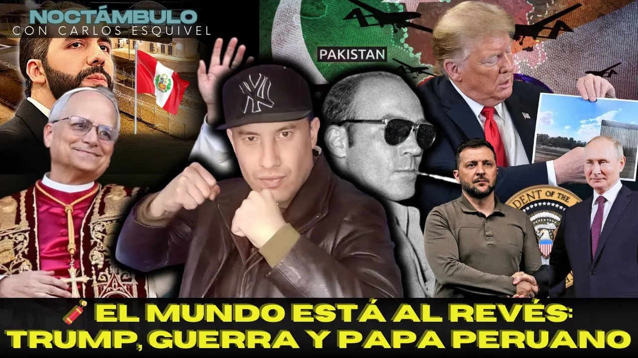 Reproducir: TRUMP PAGA POR AUTODEPORTES, PAPA PERUANO, INDIA-PAKISTÁN WAR Y PRESOS PERUANOS AL CECOT