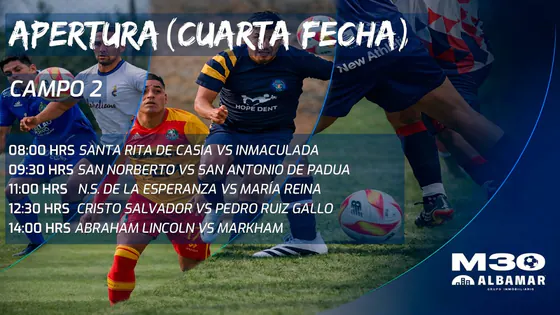 Fútbol ¡EN VIVO! -MASTER 30 INTERCOLEGIOS¡En vivo!