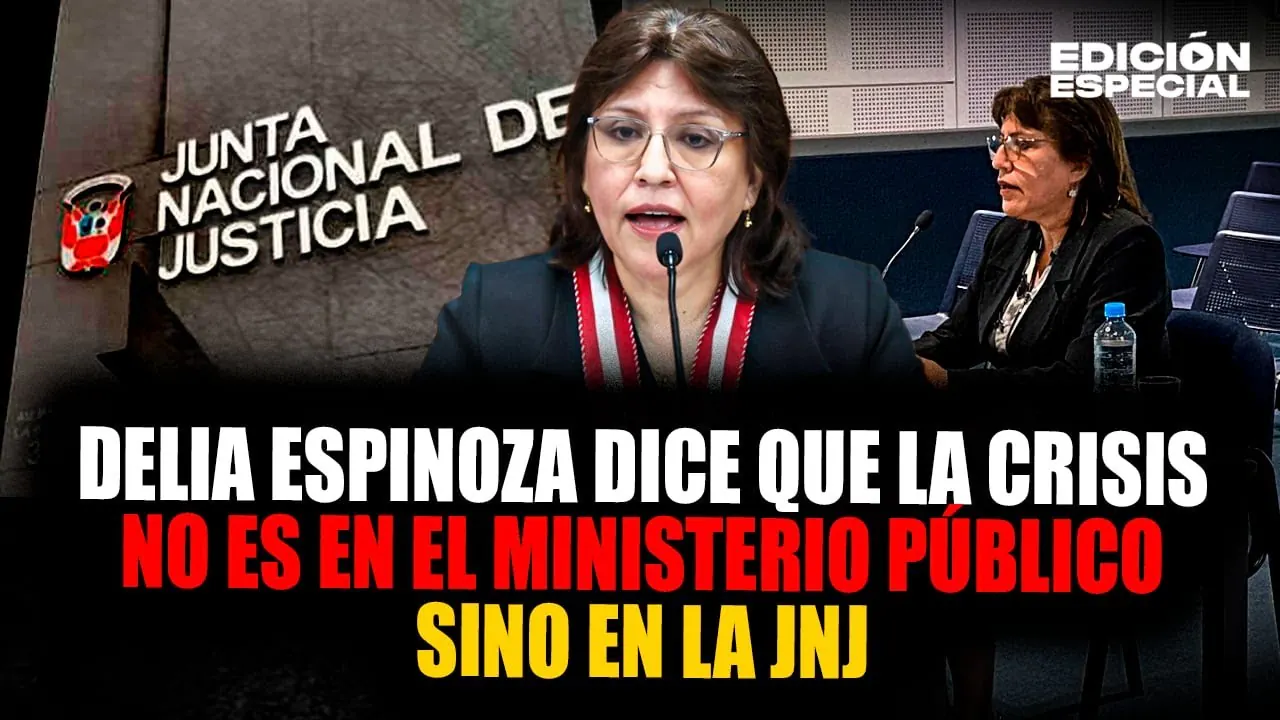 Reproducir: #EnVivo Delia Espinoza se 'lava las manos' sobre la crisis en el Ministerio Público