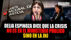 #EnVivo Delia Espinoza se 'lava las manos' sobre la crisis en el Ministerio Público