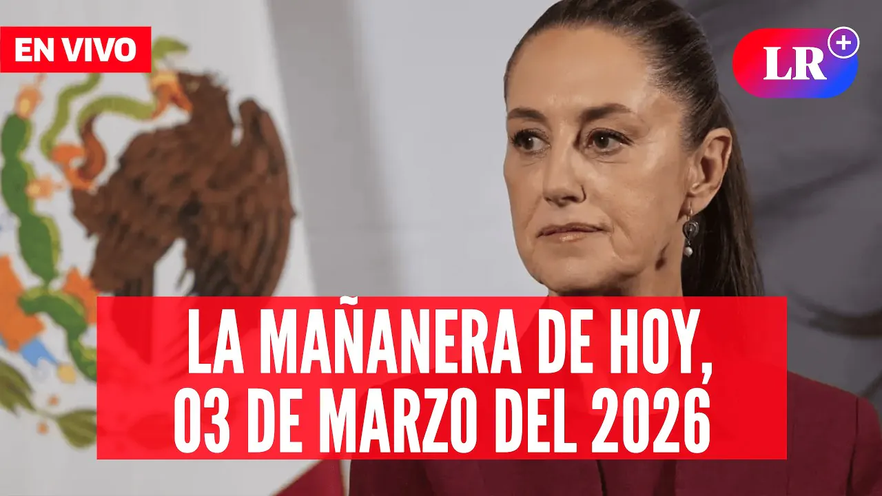 Reproducir: 🔴 Claudia Sheinbaum EN VIVO en la Mañanera de HOY, 3 de marzo de 2026 | #LR