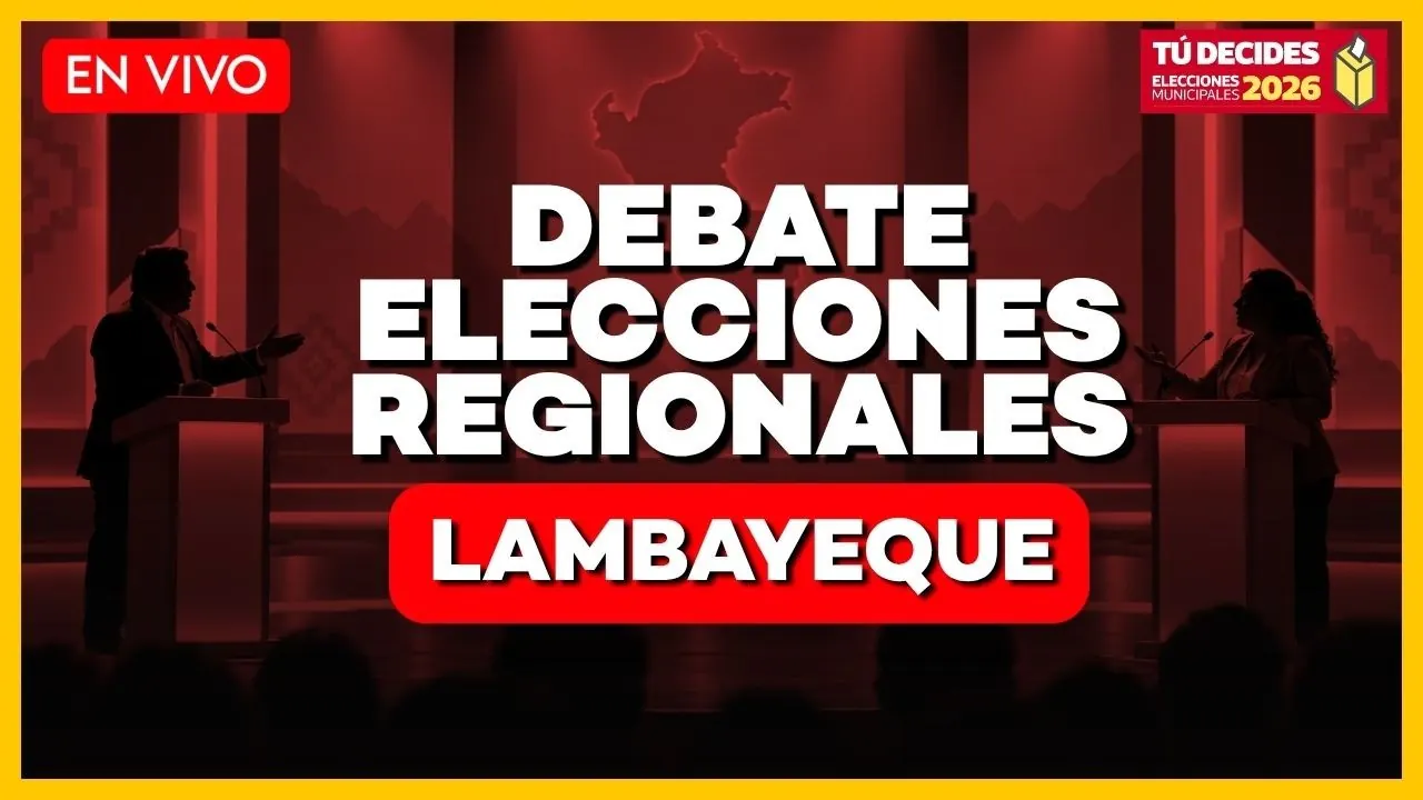 Reproducir: 🔴 JNE DEBATE DE CANDIDATOS EN VIVO: ELECCIONES REGIONALES EN LAMBAYEQUE | El Comercio