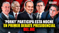 #EnVivo Rafael López Aliaga en primer debate presidencial del JNE