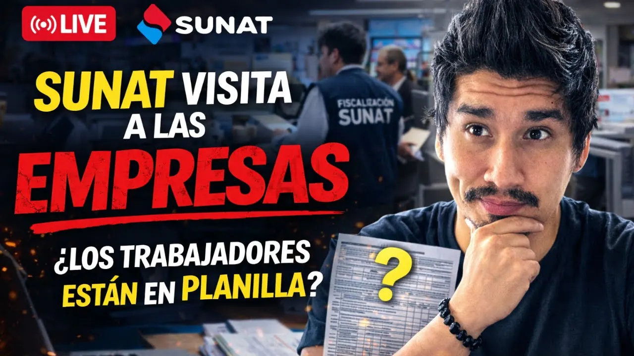 Reproducir: SUNAT VISITA A LAS EMPRESAS ¿TRABAJADORES EN PLANILLA?