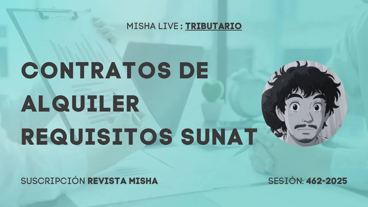 Reproducir: CONTRATOS DE ALQUILER GASTO SUNAT #MISHALIVE