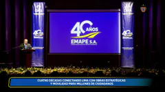 40 años de Emape al servicio de Lima l 07 de Agosto