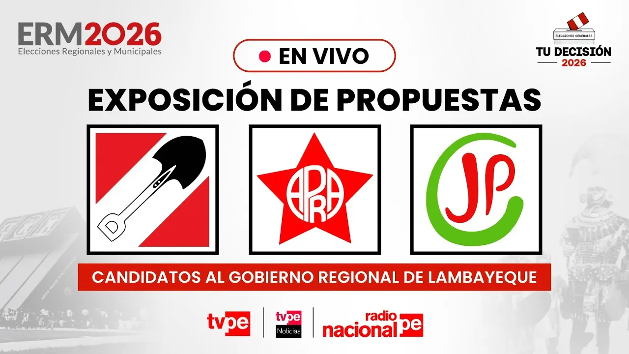 Reproducir: Candidatos al gobierno regional de Lambayeque: Acción Popular, Juntos por el Perú y APRA