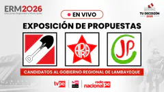 Candidatos al gobierno regional de Lambayeque: Acción Popular, Juntos por el Perú y APRA