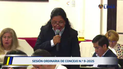 SESIÓN ORDINARIA DE CONCEJO N.º 9-2025 | 15 de mayo.