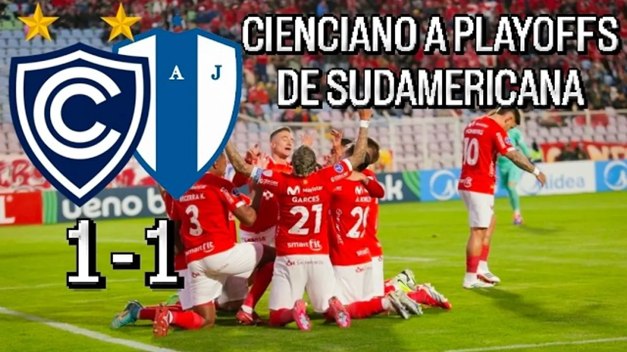 Reproducir: POST SALA: CIENCIANO 1-1 JUVENTUD - CIENCIANO CLASIFICADO A PLAYOFFS DE SUDAMERICANA