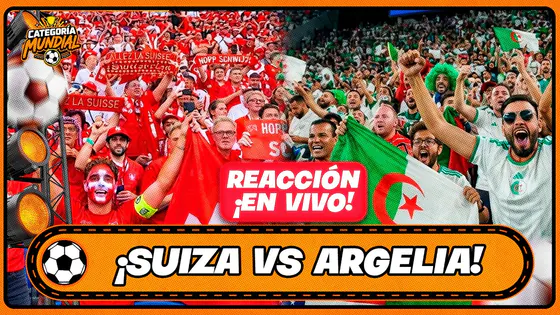 REACCIÓN EN VIVO: SUIZA CONTRA ARGELIA | PORTUGAL DE RONALDO ELIMINA A CROACIA | CATEGORÍA MUNDIAL