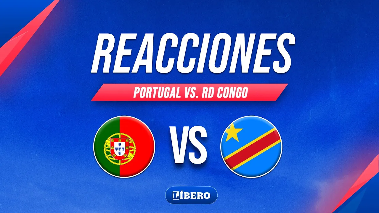 Reproducir: PORTUGAL VS. RD CONGO EN VIVO | FECHA 1 GRUPO K | #MundialxLíbero