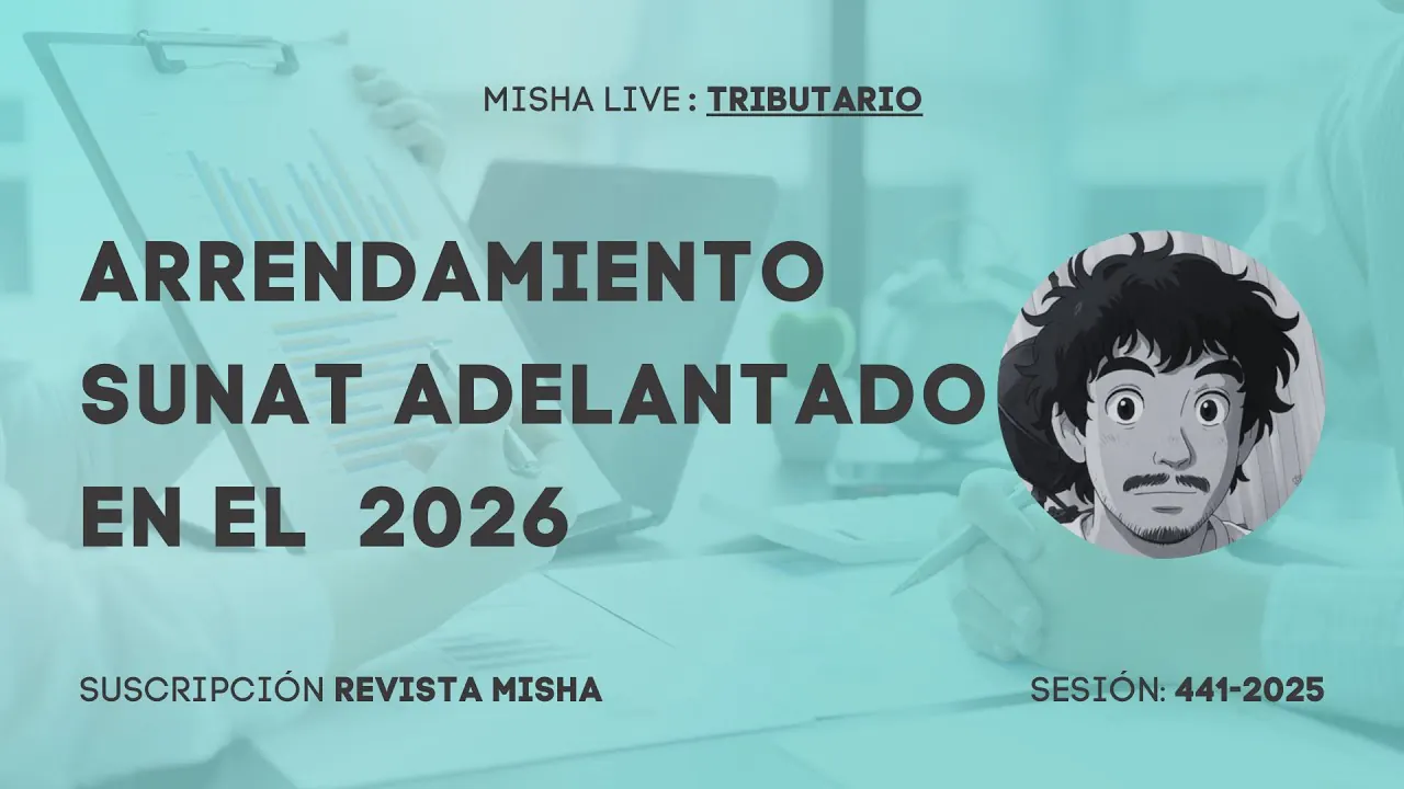 Reproducir: ARRENDAMIENTO SUNAT ADELANTADO 2026