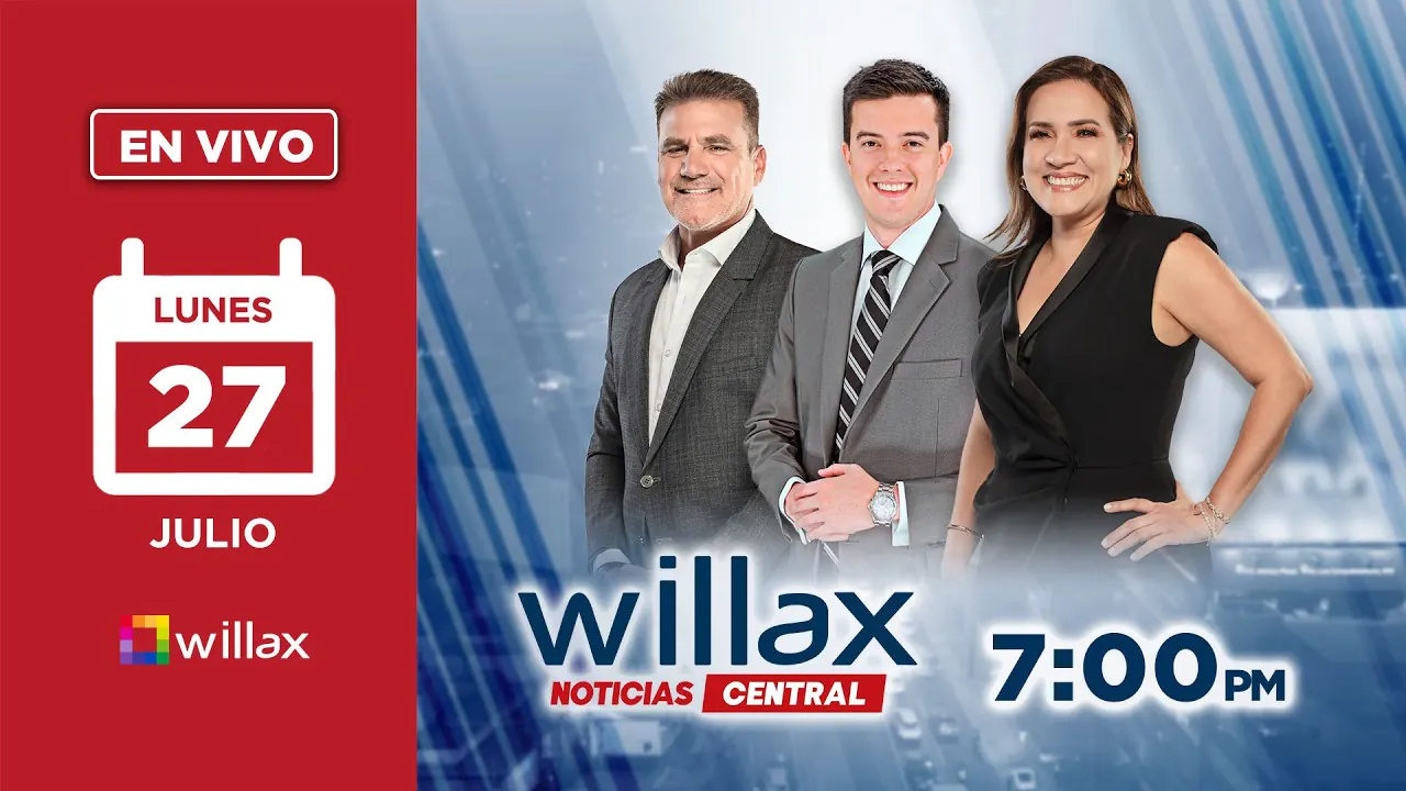 Reproducir: Willax en vivo - WILLAX NOTICIAS - 27/07/2026 | Willax Televisión