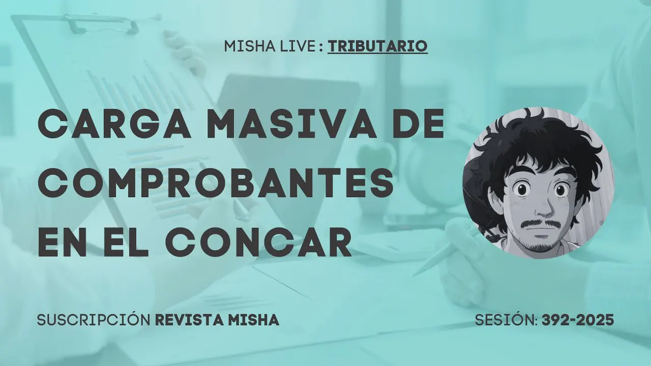Reproducir: CARGA MASIVA DE COMPROBANTES  EN EL CONCAR