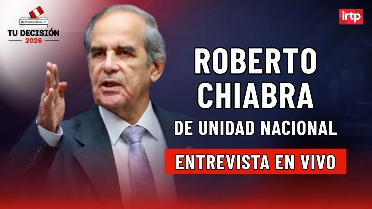 Reproducir: Entrevista a Roberto Chiabra de Unidad Nacional | "Tu decisión 2026" por TVPerú Noticias