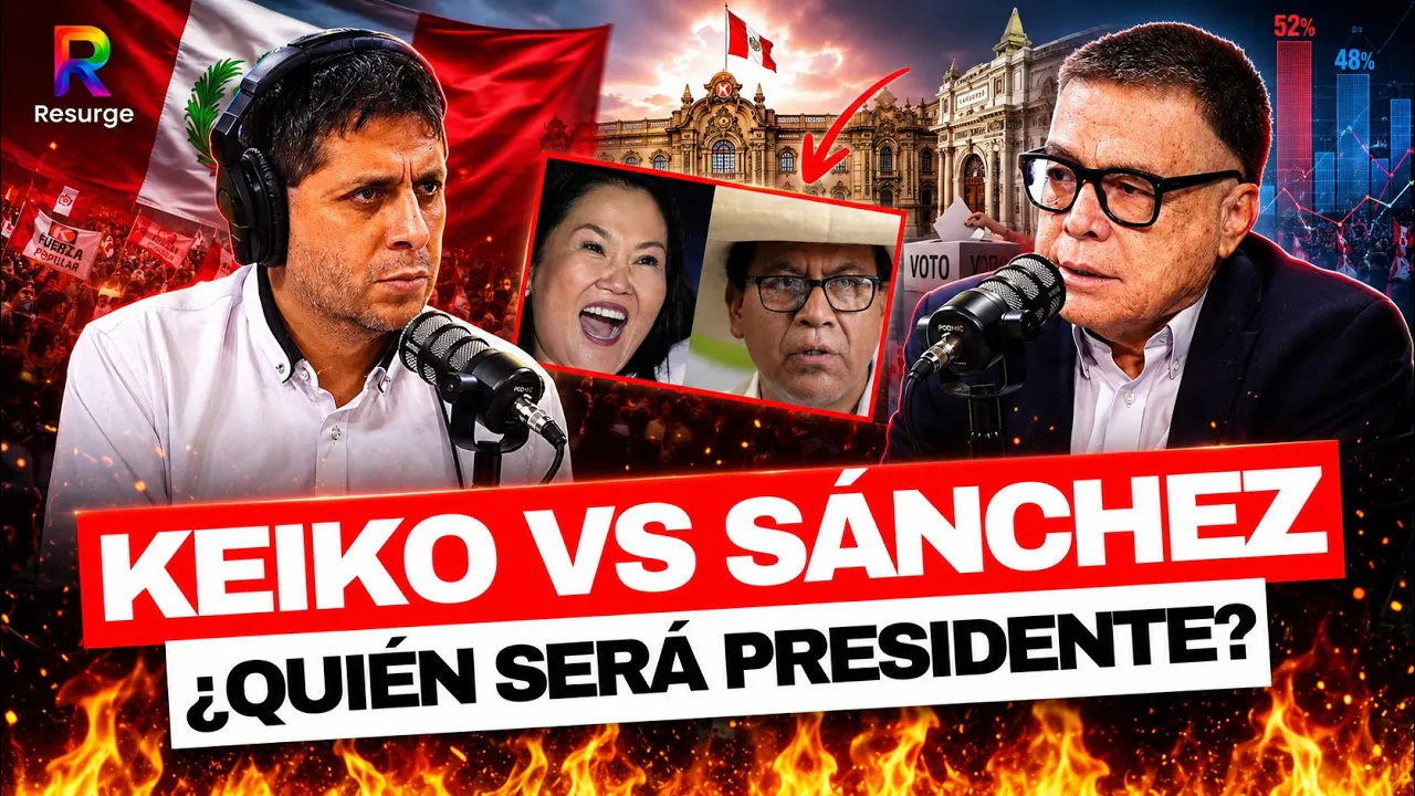 Reproducir: 🚨 ¡URGENTE! Resultados ONPE al 100%: KEIKO Y ROBERTO SÁNCHEZ A SEGUNDA VUELTA
