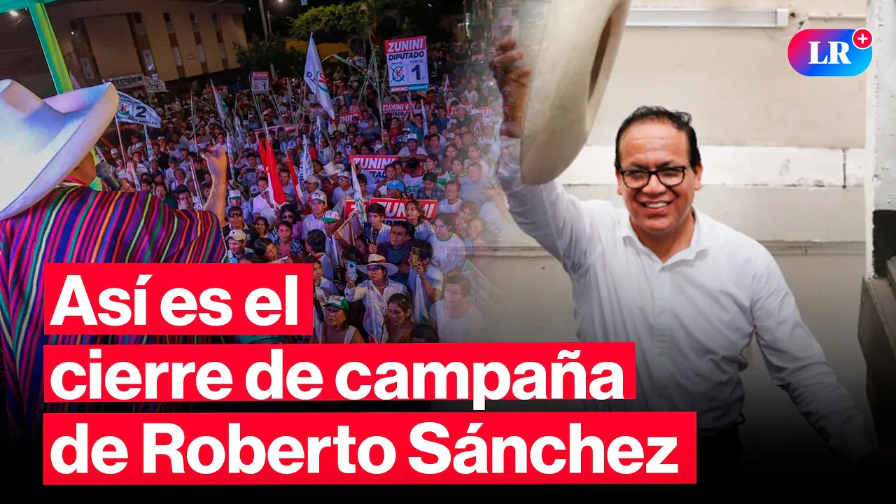 Reproducir: 🔴 Elecciones 2026: así se desarrolla el cierre de campaña de Roberto Sánchez en Lima | #EnVivoLR