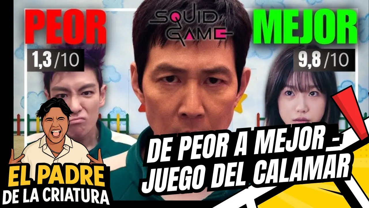 Reproducir: DEL MÁS FLOJO AL MÁS LETAL 🦑  RANKING BRUTAL DE EL JUEGO DEL CALAMAR