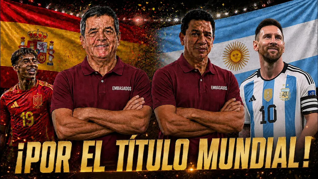 Reproducir: LA FINALISSIMA MUNDIALISTA: ESPAÑA Y ARGENTINA EN LA FINAL DE NORTEAMÉRICA #embasados