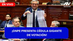 Fe de Erratas | ONPE PRESENTA CÉDULA GIGANTE DE VOTACIÓN - ATV+