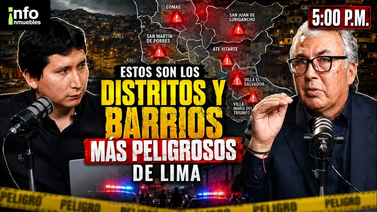 Reproducir: ESTOS SON LOS DISTRITOS Y BARRIOS MÁS PELIGROSOS DE LIMA - INFOINMUEBLES