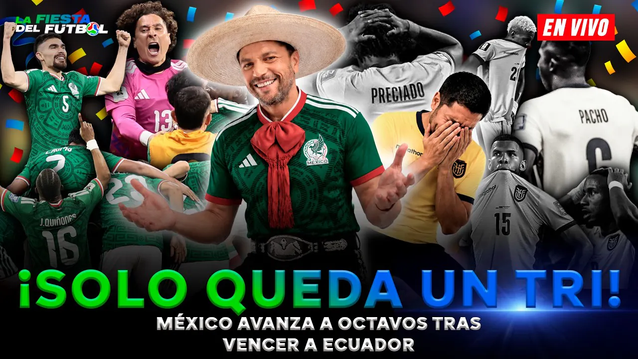Reproducir: ⚽💥 ECUADOR NO PUDO CON MÉXICO Y QUEDÓ ELIMINADO DEL MUNDIAL | FRANCIA Y NORUEGA A OCTAVOS #LFDF