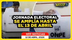 ELECCIONES 2026 PERÚ EN VIVO: VOTACIONES SERÁN HASTA LAS 6PM.