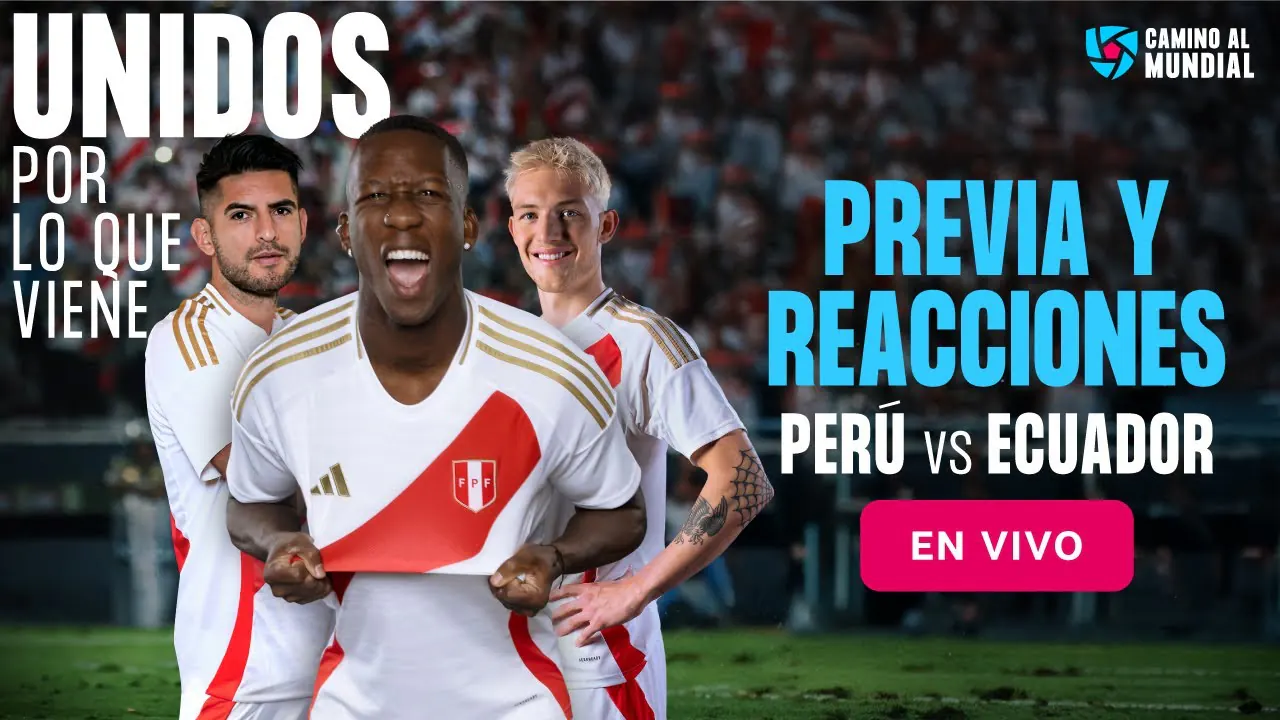 Reproducir: EN VIVO: PERÚ VS ECUADOR POR CLASIFICATORIAS - FECHA 16 | CAMINO AL MUNDIAL | PREVIA Y REACCIONES