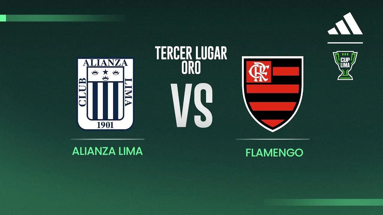 Reproducir: 🔴 EN VIVO | ALIANZA LIMA VS FLAMENGO | ADIDAS CUP | TERCER LUGAR ORO