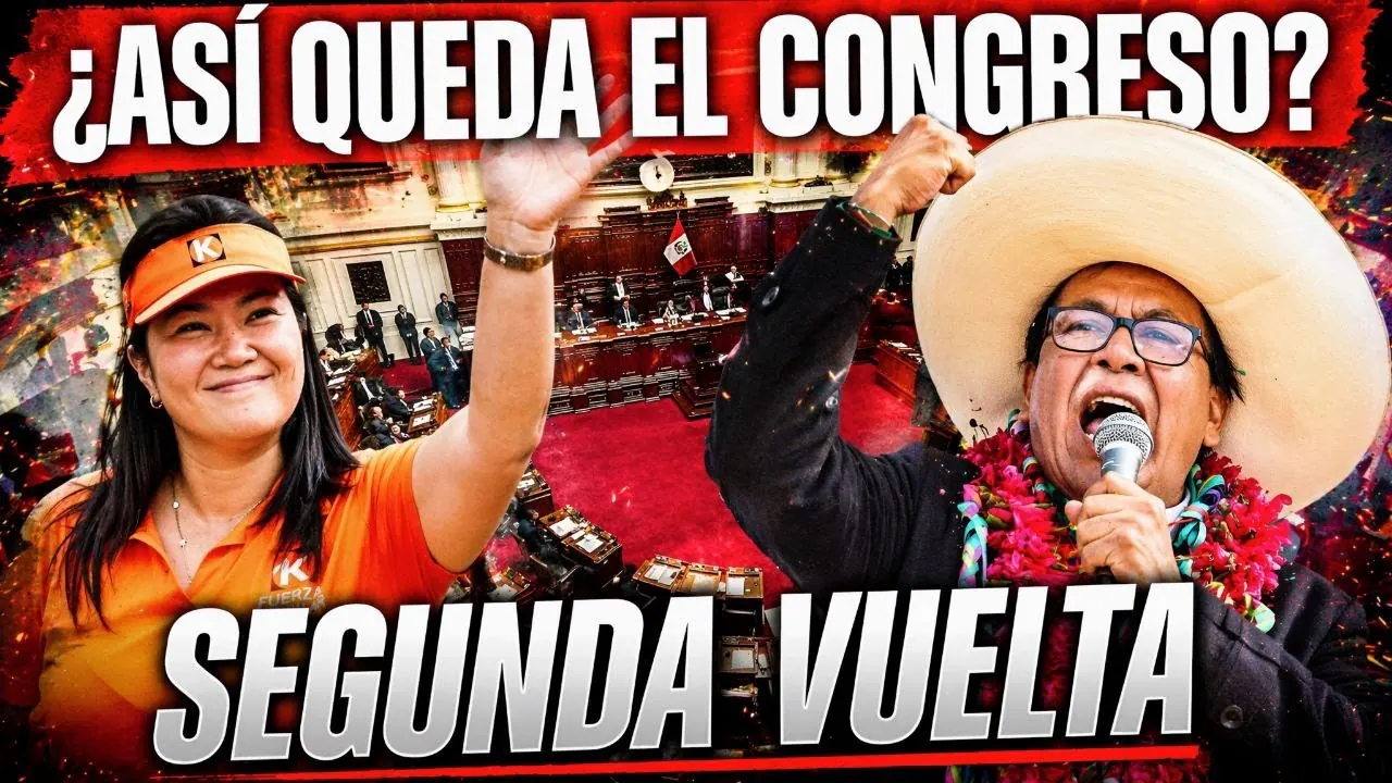 Reproducir: Congreso: así queda la cámara de Diputados y Cenadores | Confirmado segunda vuelta Sánchez y Keiko