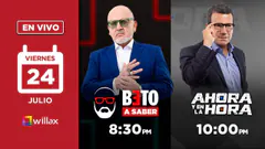 Willax en vivo - BETO A SABER - AHORA Y EN LA HORA - 24/07/2026 | Willax
