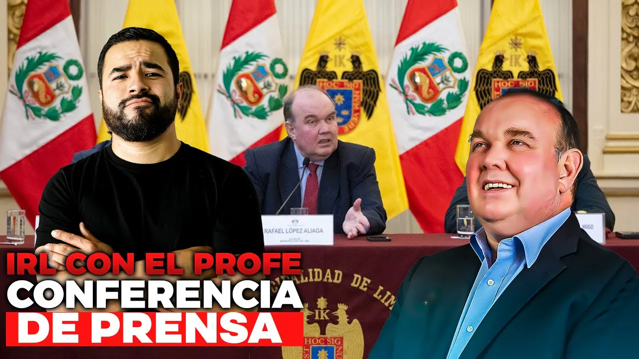 Reproducir: IRL CONFERENCIA DE PRENSA CON RAFAEL LÓPEZ ALIAGA