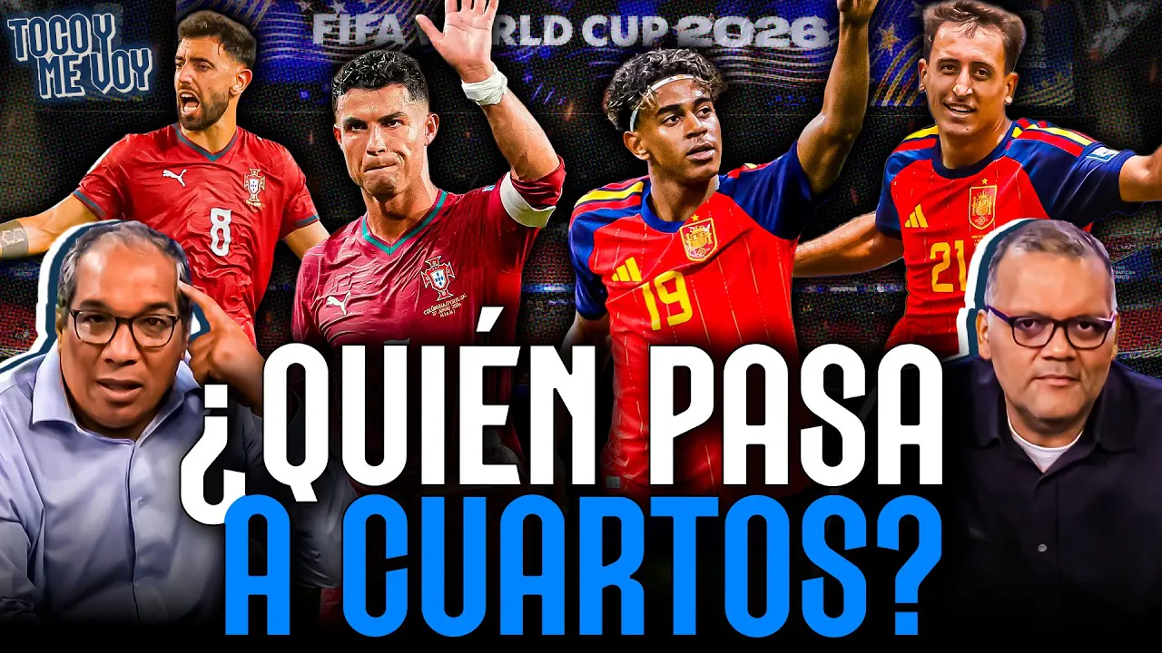 Reproducir: 🔥⚽ #ENVIVO | ¡ESPAÑA VS. PORTUGAL! ¿CRISTIANO RONALDO LOGRA PASAR A CUARTOS? #TYMV