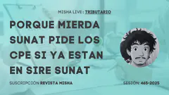 PORQUE MIERDA SUNAT PIDE LOS CPE SI YA ESTAN EN SIRE SUNAT
