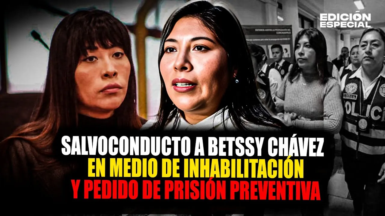 Reproducir: #EnVivo Betssy Chávez: Deciden su salvoconducto en medio de su inhabilitación y pedido de prisión