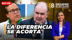 LÓPEZ ALIAGA SE ACERCA A ROBERTO SÁNCHEZ Y APRIETA LA CARRERA POR EL SEGUNDO LUGAR, SEGÚN ONPE | S8