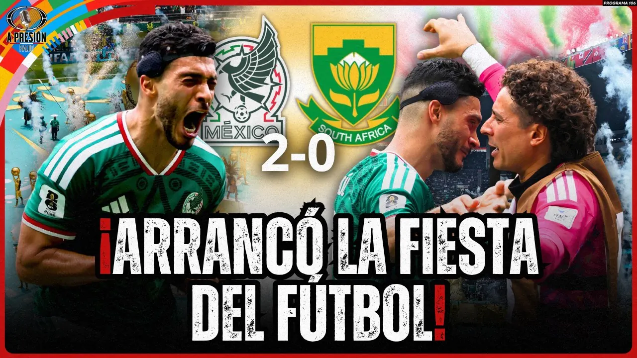 Reproducir: ¡ARRANCÓ LA COPA! MÉXICO PUSO BAILAR A SU GENTE ANTE SUDÁFRICA POR 2-0