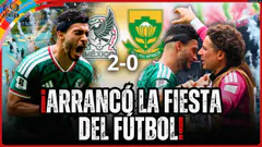 ¡ARRANCÓ LA COPA! MÉXICO PUSO BAILAR A SU GENTE ANTE SUDÁFRICA POR 2-0